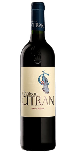 Bottle of Chateau Citran Haut-Medoc by Whelehans Wines.  