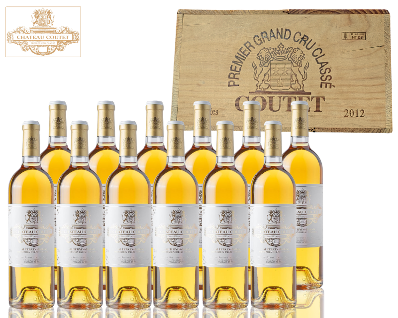 Château Coutet, Barsac, 2012 - 12 Bottle Original Wooden Case (OWC)