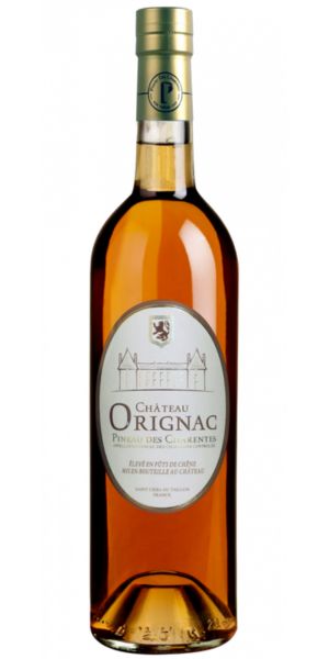 Bottle of Château d'Orignac Pineau des Charentes by Whelehans Wines.