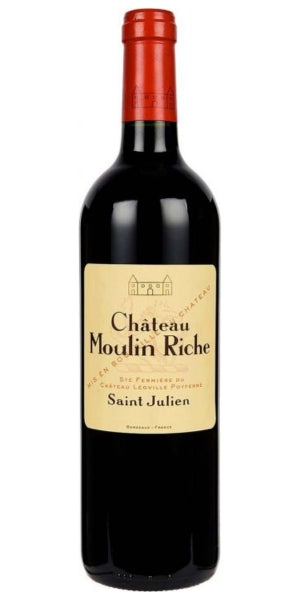 Bottle of Chateau Moulin Riche Magnum Bordeaux France Red Wine by Whelehans Wines. 