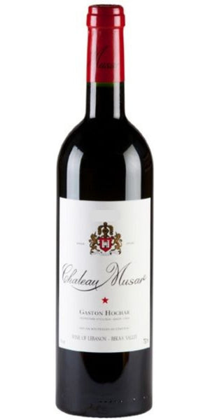 Bottle of Chateau Musar from Lebanon by Whelehans Wines.