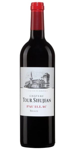 Bottle of Château Tour Sieujean, Pauillac, 2018 by Whelehans Wines. 
