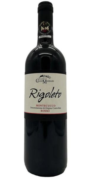 Bottle of ColleMassari Rigoleto Montecucco Rosso, 2022 by Whelehans Wines.