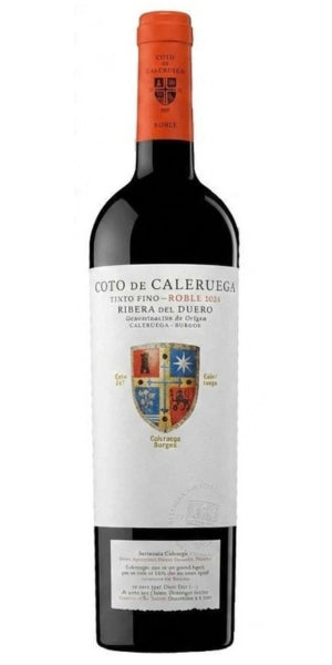 A bottle of Coto de Caleruega, Roble, Ribera del Duero, 2024 - By Whelehans Wines. 