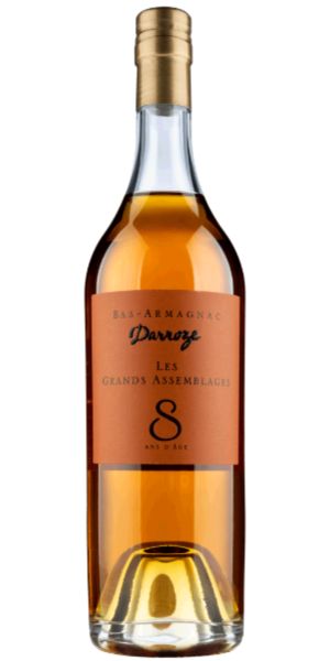 Bottle of Darroze 8 YR Les Grands Assemblages Bas-Armagnac by Whelehans Wines.