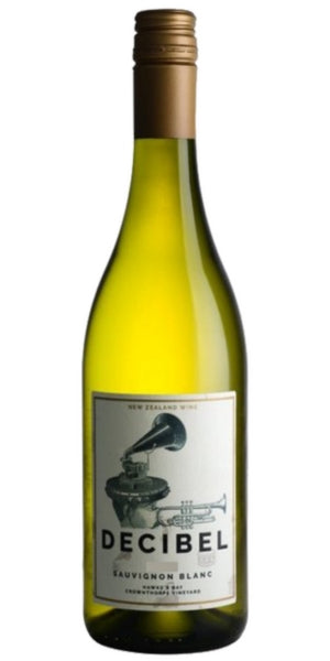 Bottle of Decibel Sauvignon Blanc White Wine New Zealand by Whelehans Wines.