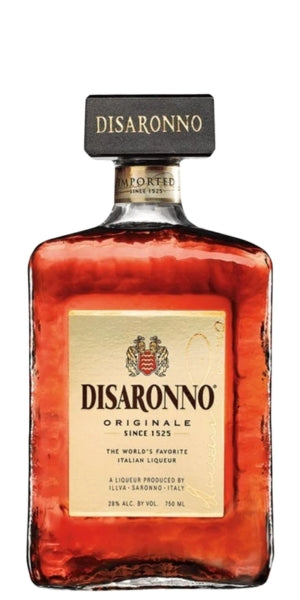 A bottle of Disaronno Original Italian Liquor. By Whelehans Wines. 
