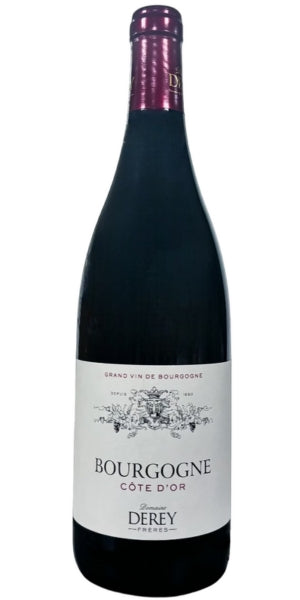 Bottle of Domaine Derey Frères Bourgogne Cote d'Or Rouge, 2023 by Whelehans Wines. 