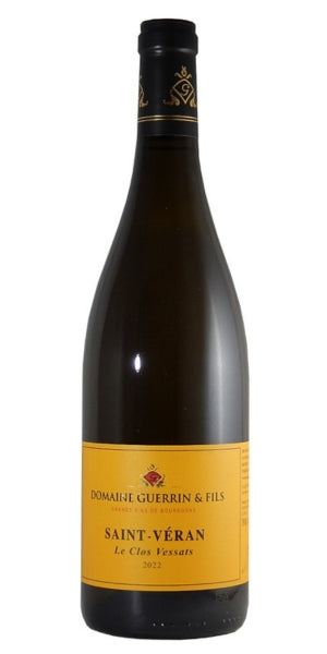 Bottle of Saint Veran, Chardonnay wine from Domaine Guerrin & Fils by Whelehans Wines