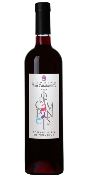 Domaine Tour Campanets, Côteaux d’Aix-en-Provence, Rouge, 2024