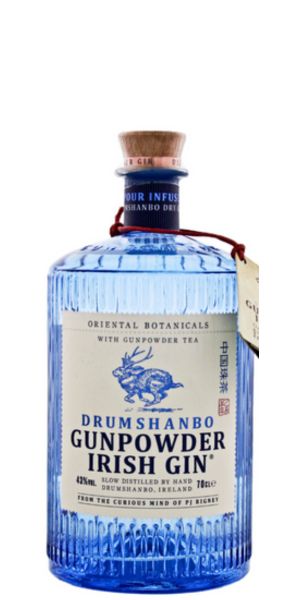 Bottle of Drumshanbo Gunpowder Gin 70cl by Whelehans Wines.