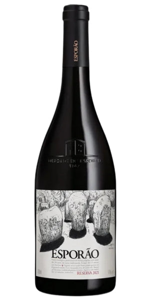 Wine bottle of Herdade do Esporão Reserva Tinto, 2022. By Whelehans Wines.  