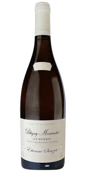 Bottle of Etienne Sauzet, Puligny-Montrachet 1er Cru, Les Referts 2022 by Whelehans Wines. 