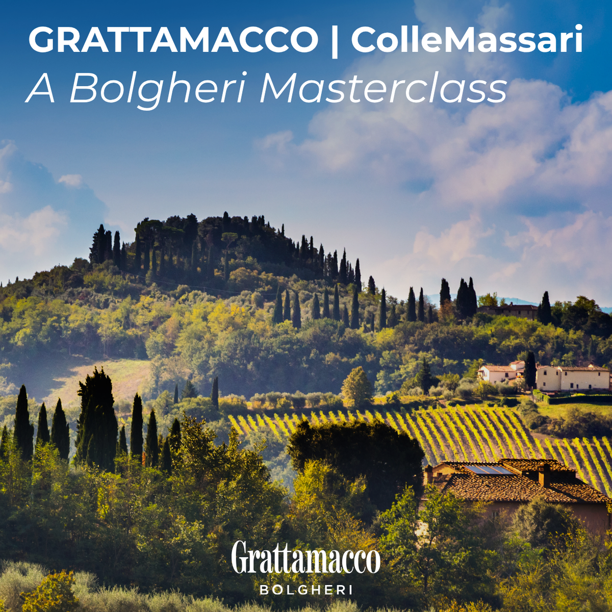 Exploration Thursdays | Thursday 22nd of October 2026 - Masterclass: Grattamacco, ColleMassari
