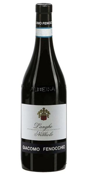 Bottle of Giacomo Fenocchio, Langhe Nebbiolo, 2023 by Whelehans Wines. 