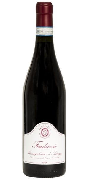 Bottle of Montepulciano d'Abruzzo by Feuduccio from Whelehans Wines. 