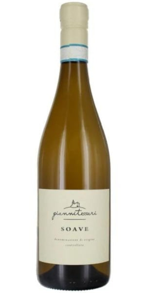 Bottle of GianniTessari Soave, 2023 by Whelehans Wines. 