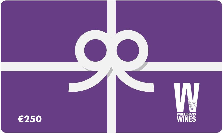 €250 Gift Card Value by Whelehans Wines. 