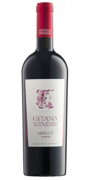 Bottle of Merlot by Gitana Winery from Moldova at Whelehans Wines. 