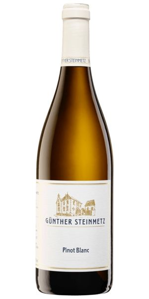A bottle of Gunther Steinmetz, Pinot Blanc, Mosel, 2024 by Whelehans Wines. 