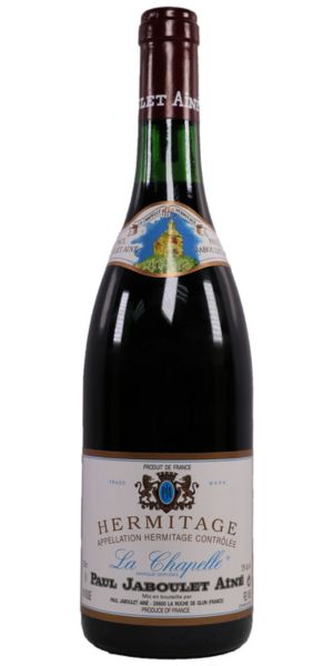 Bottle of Hermitage, 'La Chapelle', Paul Jaboulet Aîné, 2016 by Whelehans Wines. 