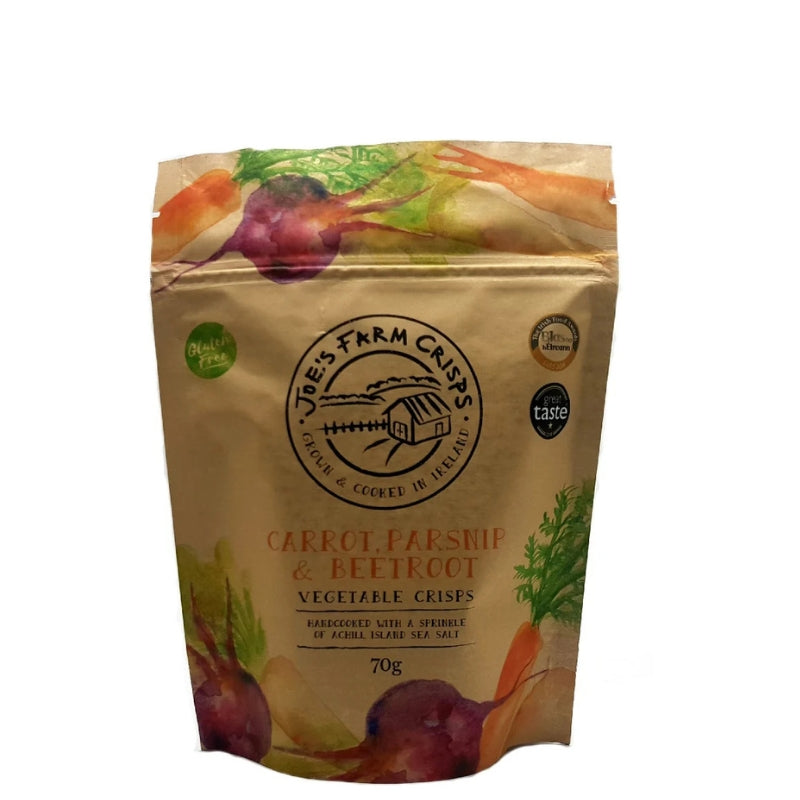 Joe's Farm Crisps, Carrot, Parsnip & Beetroot