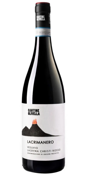 Lacrimanero wine bottle with label on a white background, by Whelehans Wines. 