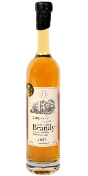 Bottle of Longueville House Brandy by Whelehans Wines. 