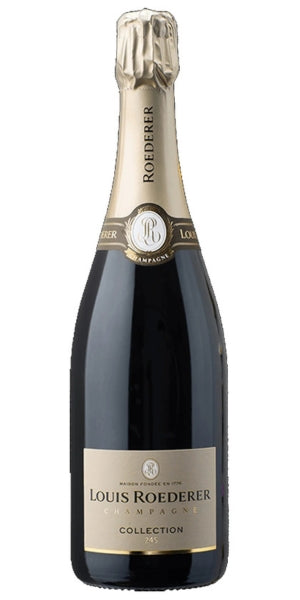 Bottle of Louis Roederer, Champagne, Collection 245 by Whelehans Wines. 