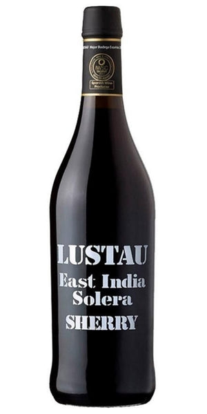 Bottle of Lustau East India Solera Sheery by Whelehans Wines.