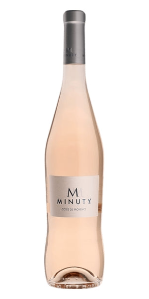 Bottle of M de Minuty rose wine by Whelehans Wines.