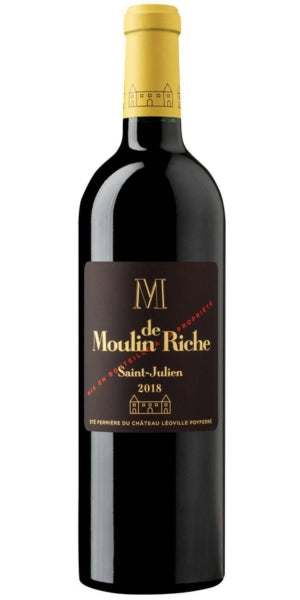 Bottle of Saint Julien, M de Moulin Riche from Whelehans Wines.