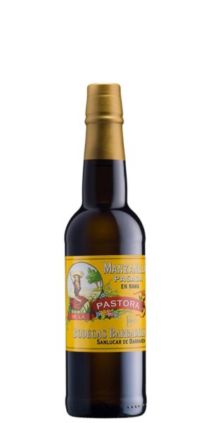 half bottle of Barbadillo, Pastora, Manzanilla Pasada "en Rama" by Whelehans Wines. 