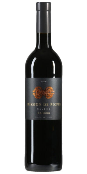 Bottle of Mission de Picpus Malbec Cahors, 2022 by Whelehans Wines. 