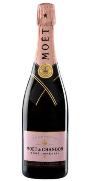 Bottle of Moet & Chandon -  Rose Imperial Champagne France by Whelehans Wines.