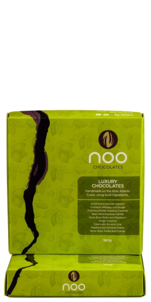 Noo Irish chocolates, Wild Atlantic Coast Collection - 160g by Whelehans Wines. 