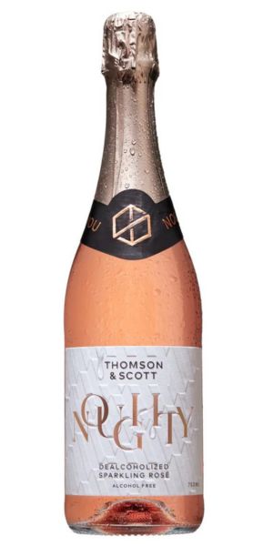 bottle of Noughty Free Alcohol Sparkling Rosé by Whelehans Wines