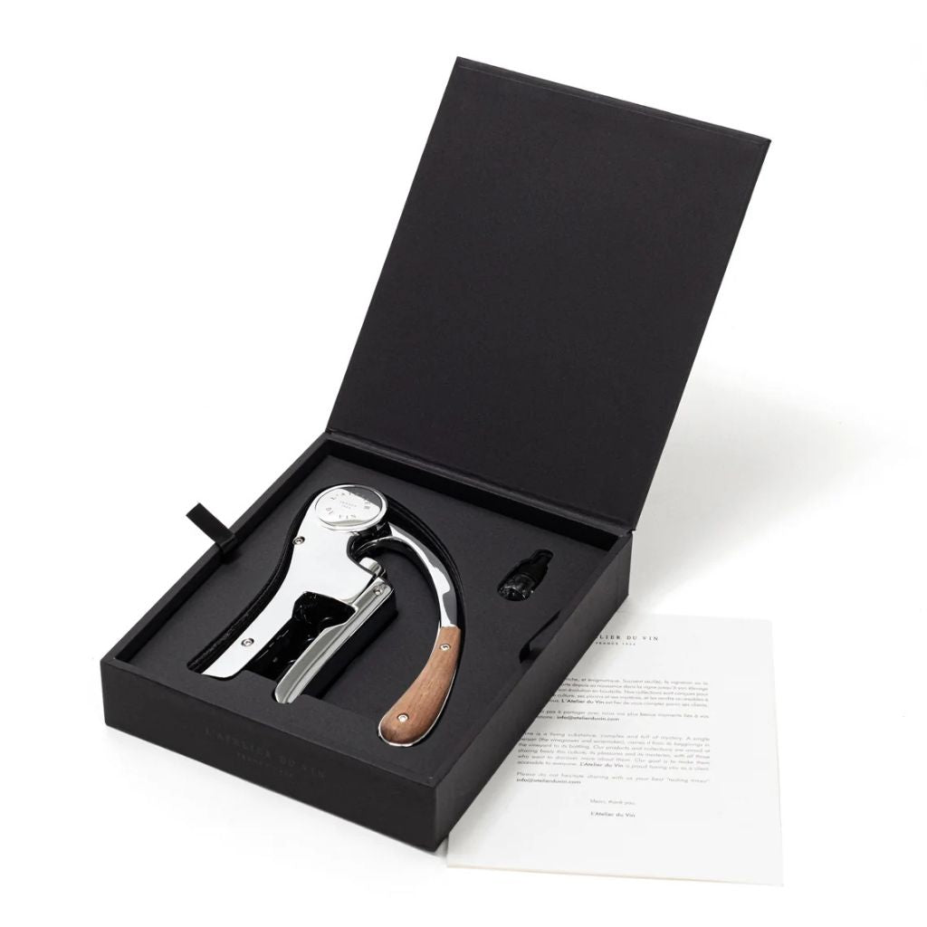 Oeno Motion Silver & Wood, Corkscrew, L'Atelier du vin