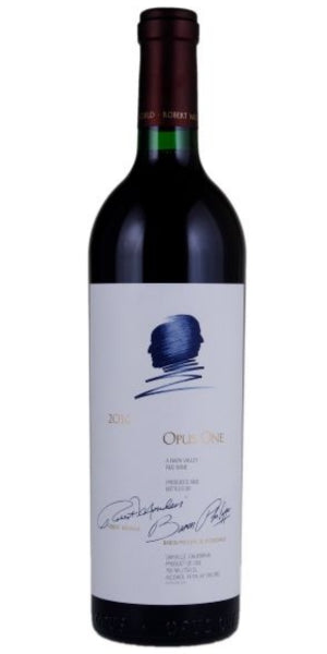 Bottle of Opus One 2018 from Napa by Whelehans Wines. 