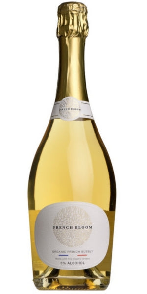 Bottle of non alcoholic french sparkling wine by Whelehans Wines.  