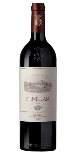 "Ornellaia", Bolgheri Superiore, 2021 by Whelehans Wines. 