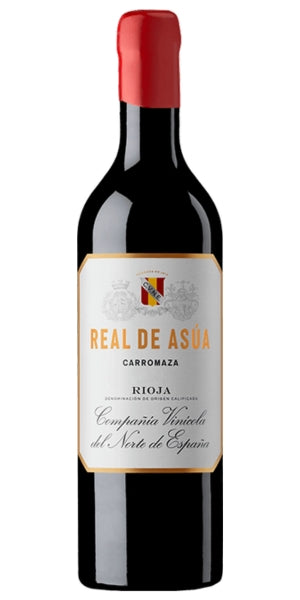 Bottle of Rioja, from Real de Asua by Whelehans Wines. 