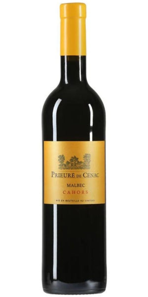 Bottle of Prieure de Cenac Malbec Cahors, 2020 by Whelehans Wines.