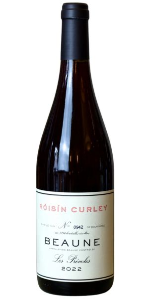 Bottle of Róisín Curley Beaune Les Prevoles 2022 by Whelehans Wines. 