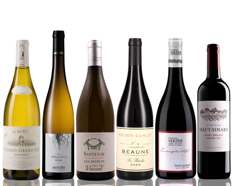 Prestige Seasonal Wine Case by Whelehans Wines including 6 french wines from Burgundy, northern Rhone and Saint Emilion. 