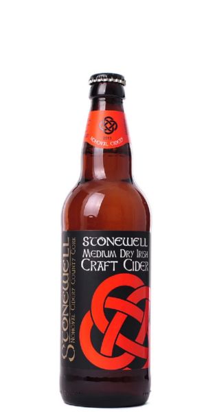 Stonewell Medium Dry Irish Craft Cider by Whelehans Wines 