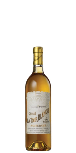 Bottle of Chateau La Tour Blanche Sauternes France desert Wine by Whelehans Wines.