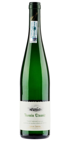 Bottle of Txakoli Txomin Etxaniz, 2024 by Whelehans Wines. 