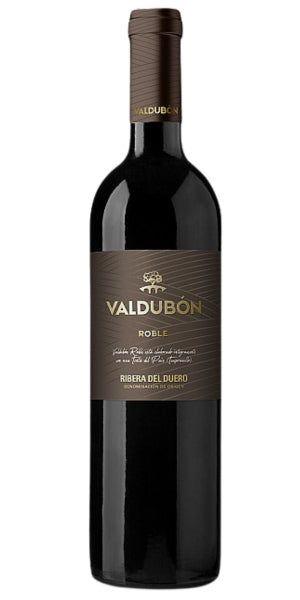 Bottle of Valdubón Roble Ribera del Duero, 2023 by Whelehans Wines. 