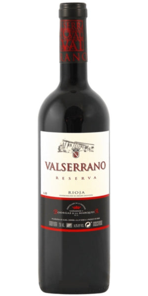 Bottle of Valserrano Reserva Magnum Rioja Red Wine Spain by Whelehans Wines.